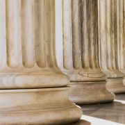 A row of columns