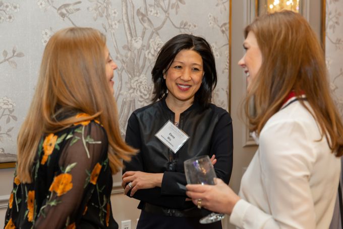 Page Center Awards attendees networking.