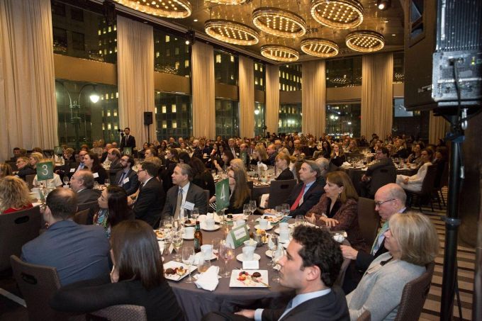 Nearly 230 people attended the inaugural Page Center Awards dinner.