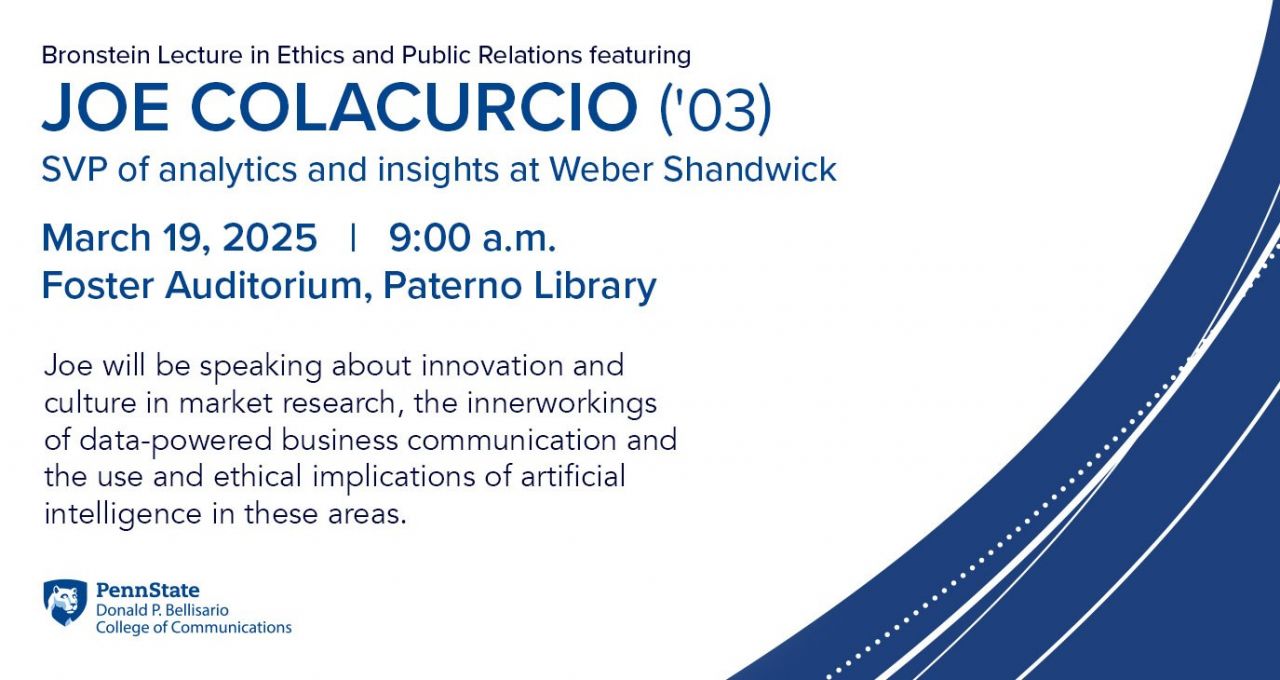 Bronstein Lecture information: March 19 at 9 a.m.