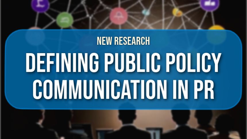 Title Card: DEFINING PUBLIC POLICY COMMUNICATION IN PR