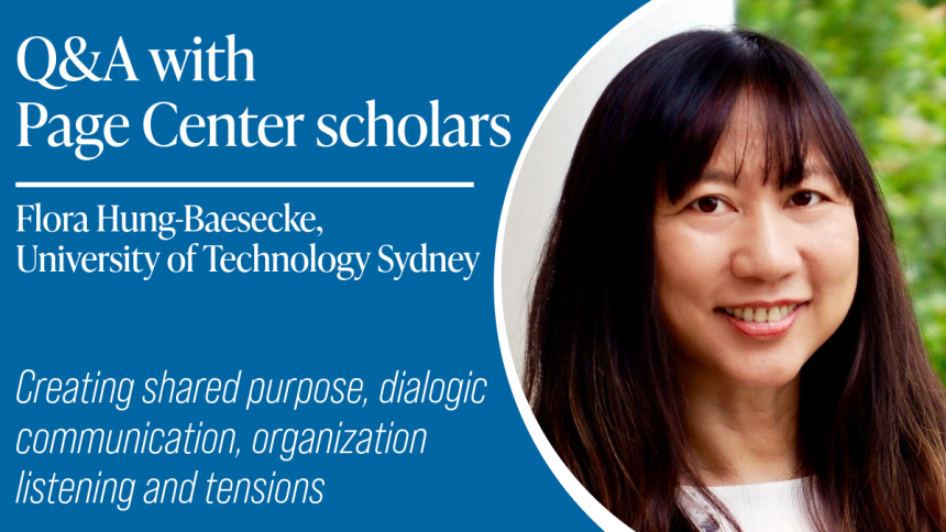 Flora Hung-Baesecke University of Technology Sydney