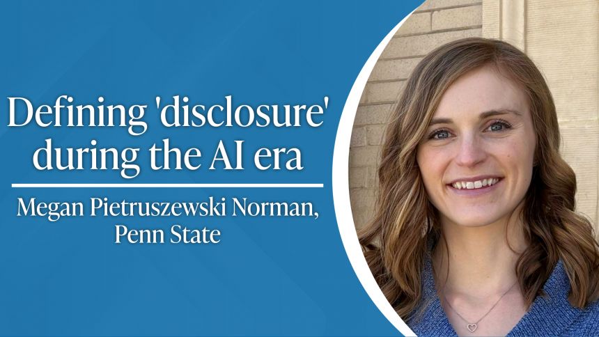 AI disclosure and transparency