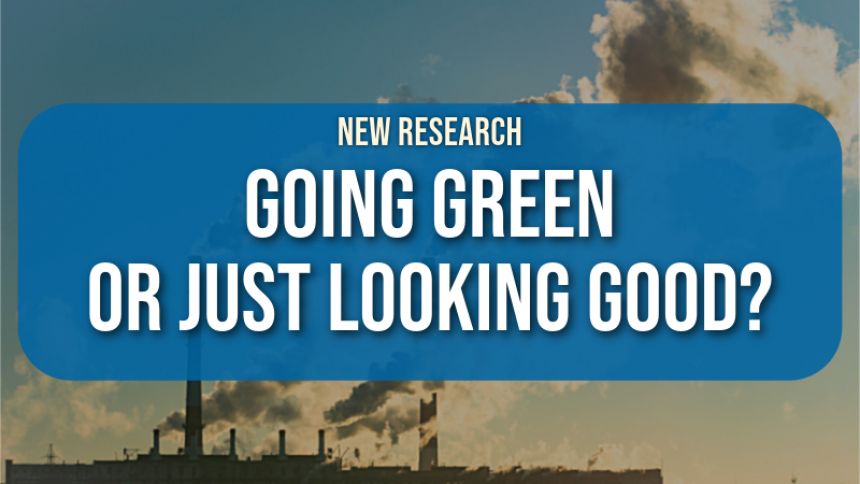 Title Card: Going Green or Just Looking Good?