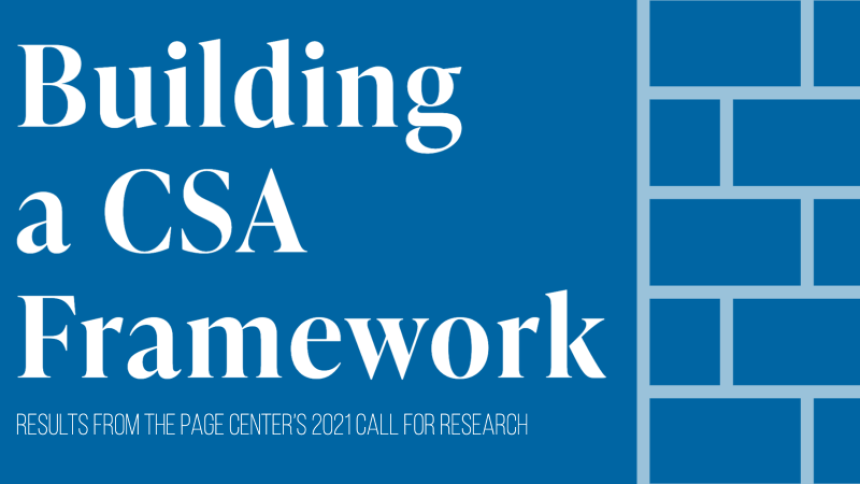 Building a CSA Framework